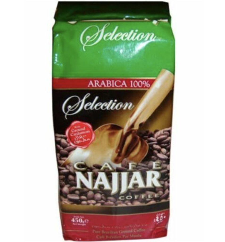 A bag of Cafe Najjar coffee.