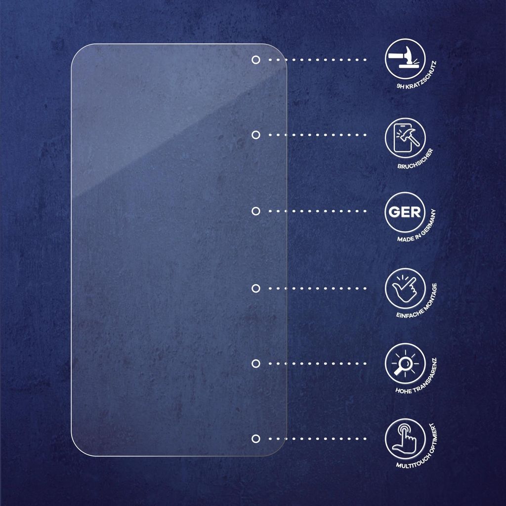 3x Savvies Schutzglas Folie für Nothing CMF Phone 2 Pro 9H Panzer Schutzfolie Glas Displayschutz klar transparent