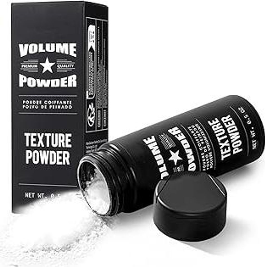 Haarpuder Männer - Volumen Puder Haare, Texture Powder für langanhaltendes Styling, Matte Textur & Volumen, Ideal für alle Haartypen, natürlich...