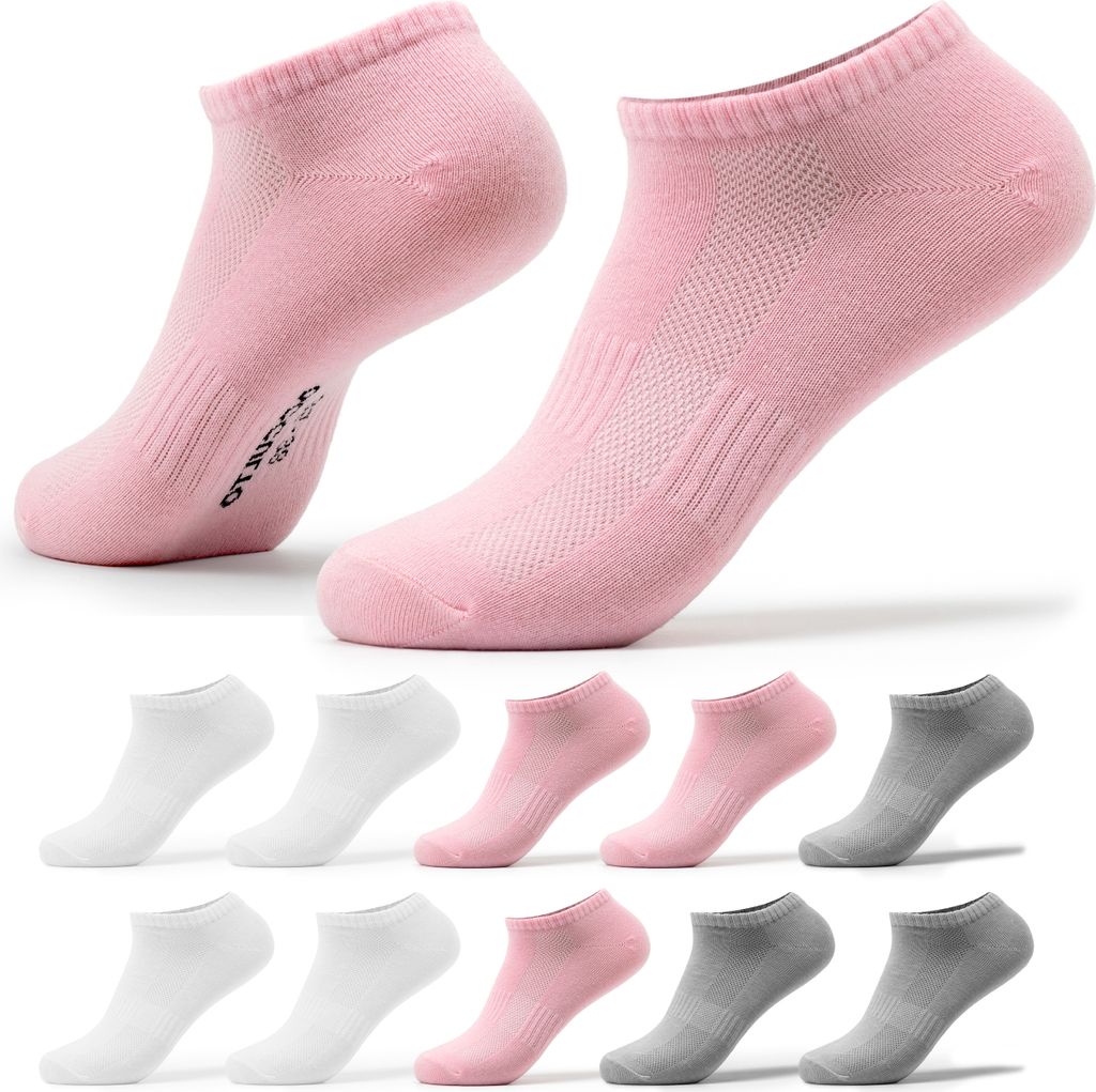 Occulto Damen Sneaker Socken 10er Pack (Modell: Diana)