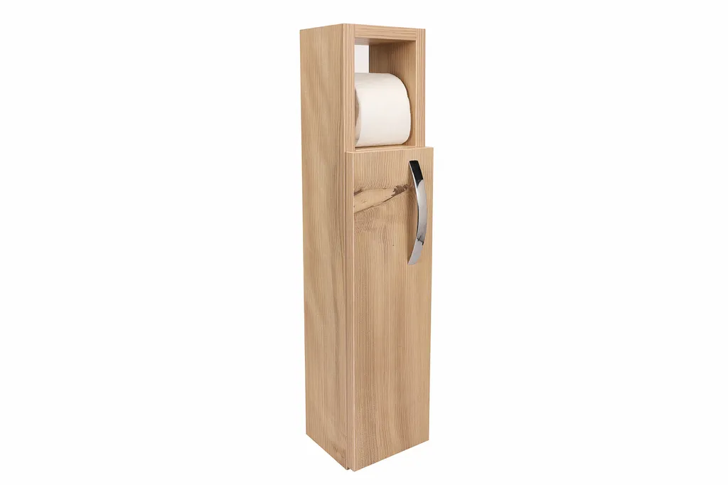 Armoire de toilette gain de place pour petite salle de bain, Star Chêne - 3