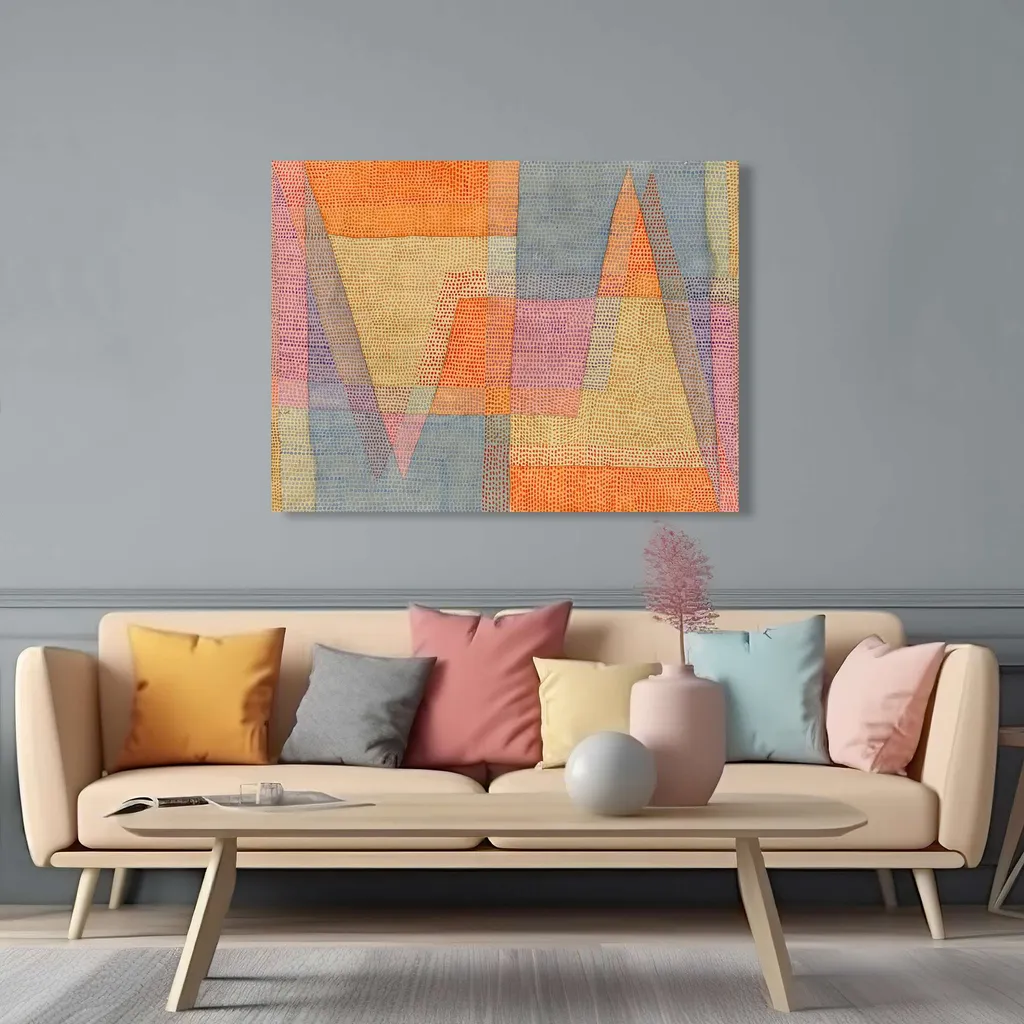 Décoration Murale Paul Klee : Impression sur Toile de Qualité 80x60 cm - 3