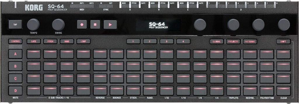 Korg SQ-64 - polyphoner Step-Sequenzer