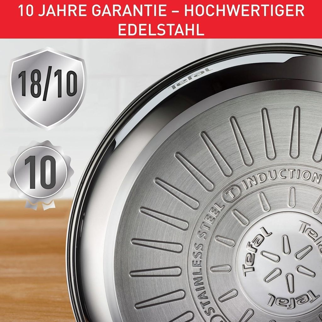 Tefal H8151925 PWOK Infinite Wokpfanne Induktion 28 cm Produktbild 