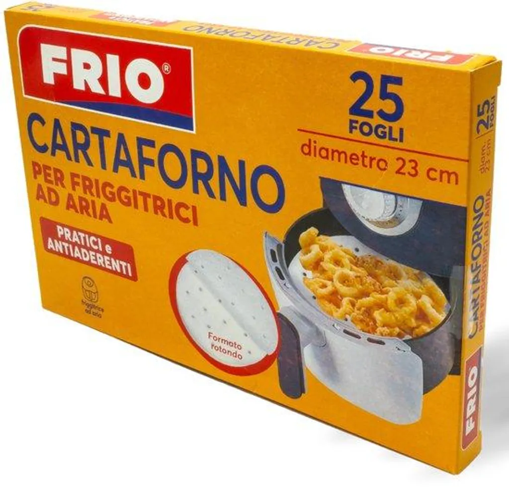 Papier cuisson pour friteuse sans huile - Idéal recettes saines 23 cm