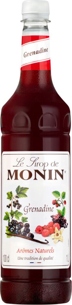 Sciroppo Monin Grenadine al gusto fruttato di melograno Immagine del prodotto 