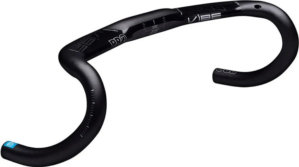 Guidon de Vélo Route Pro Vibe Alu Aero Pursuit 400mm Noir Ergonomique