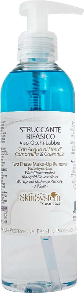 SkinSystem Démaquillant Biphasique 250ml - Soin Nettoyant Visage Doux