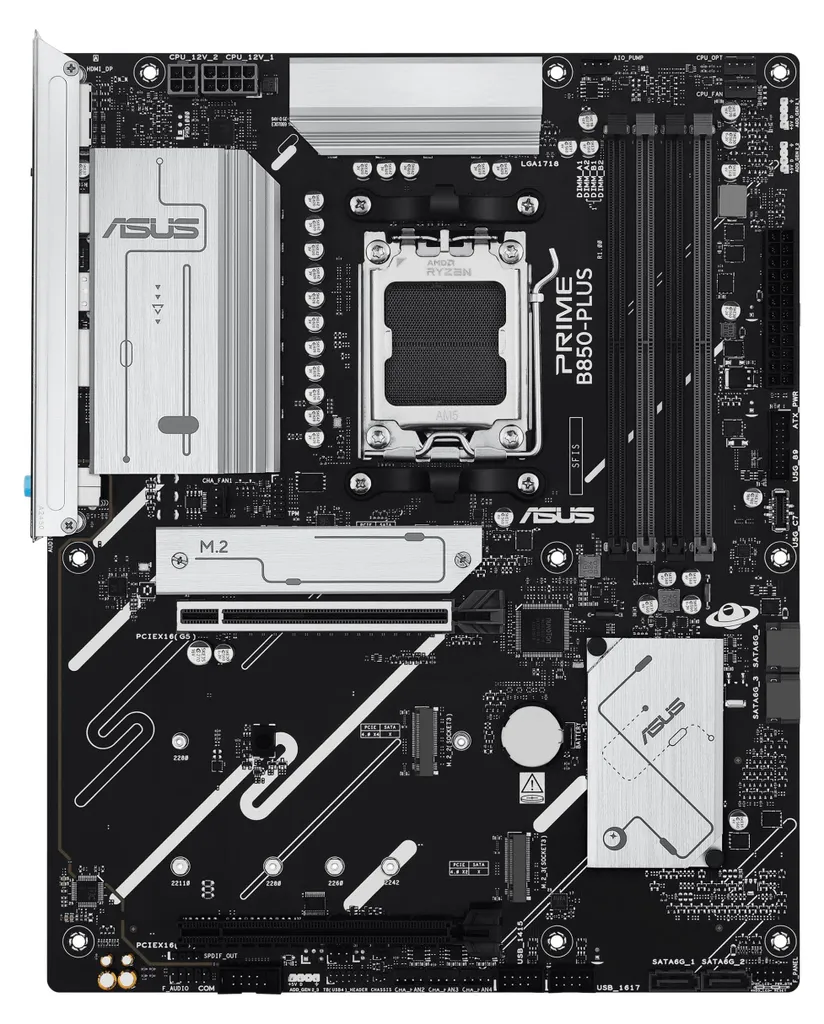 Fiabilité PC Professionnel avec ASUS PRIME B850-PLUS-CSM AM5 ATX CSM