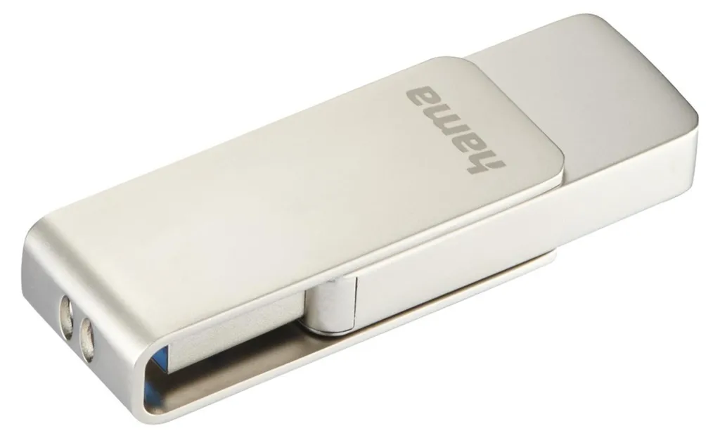 Clé USB Hama Rotate Pro 512 Go USB 3.0 Type-A Argent (Ref 00182488)