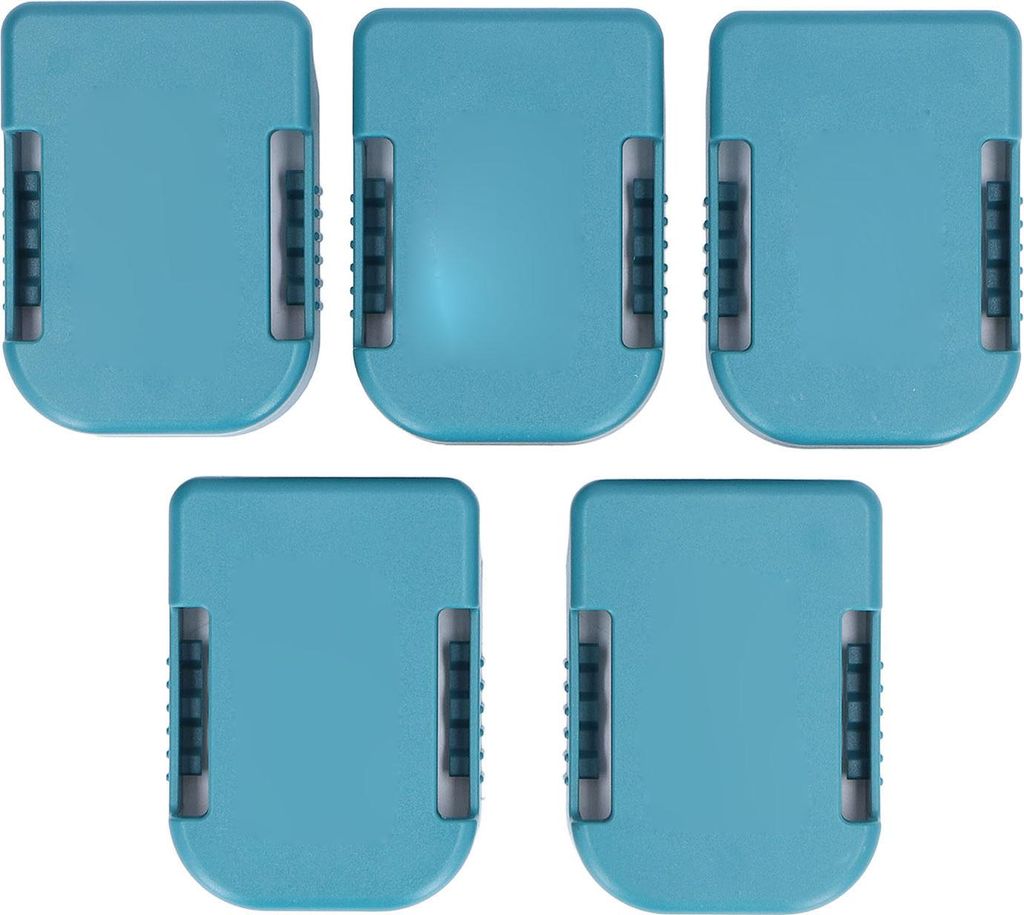 5er-Pack ABS-Batteriehalter 2-in-1 Universal für Bosch 14,4V und 18V Lithium-Batterien, Montagehalterung