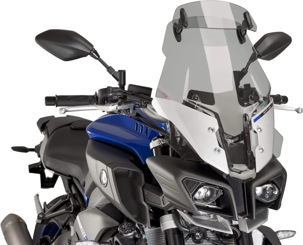 Réduire les turbulences sur MT-10 avec le Pare-brise PUIG 8919H Touring
