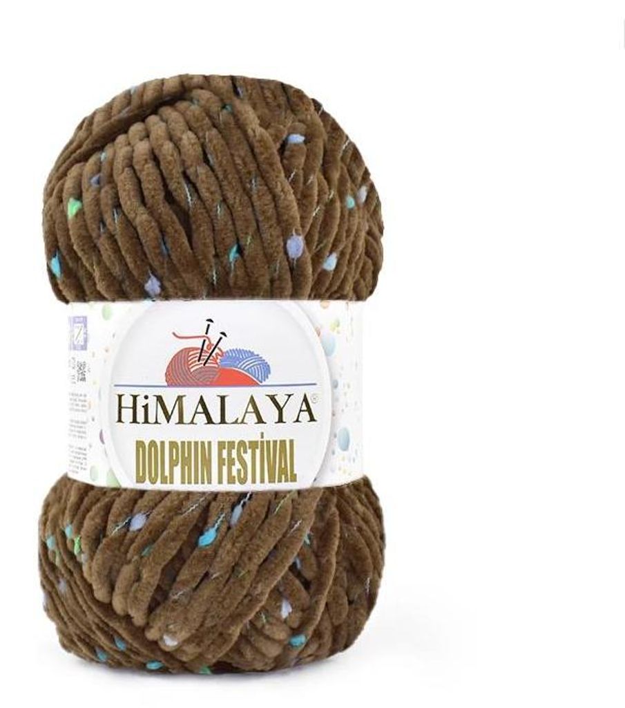 Wolle Himalaya Dolphin Festival 166 kakao - Stricken & Produktbild 