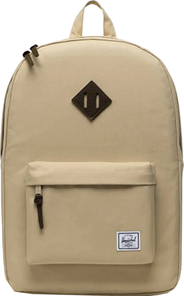Petit sac à dos Herschel Heritage Beige en toile durable pour ordinateur
