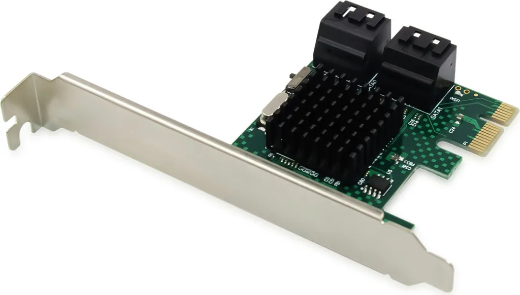 Kit Espansione SATA PCIe 4 Porte Conceptronic EMRICK + 4 Cavi Omaggio