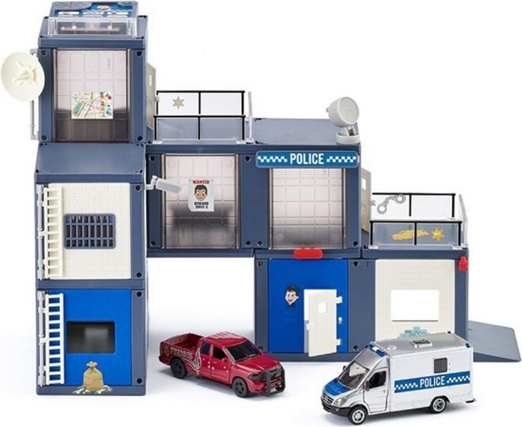 SIKU World - policajná stanica a vozidlo na prepravu koní Obrázok produktu 5