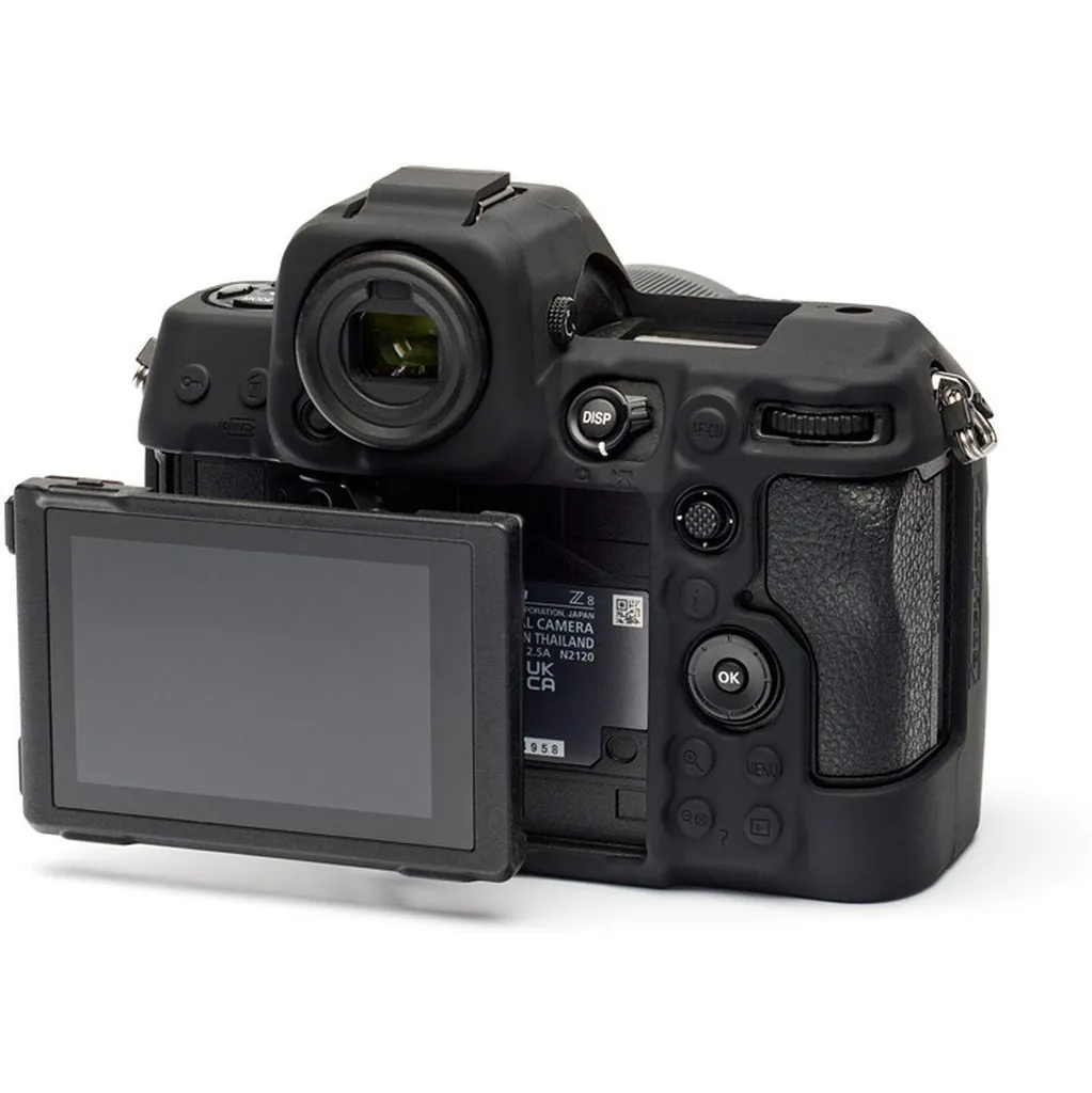 Protection en silicone pour Nikon Z8 Easycover noir : Coque de boîtier