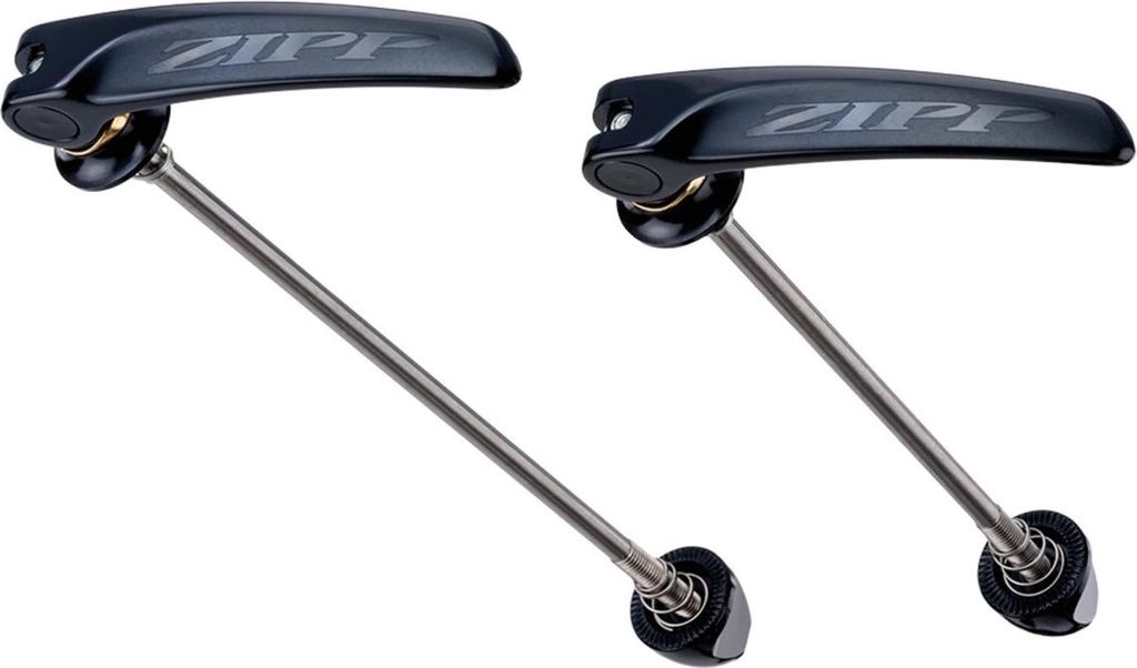Zipp Tangente Schnellspanner-Set Titanium schwarz