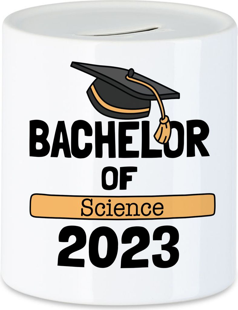 Bachelor of Science 2023 Spardose Studium Absolvent Abschluss Geschenk Bachelorabschluss Uni