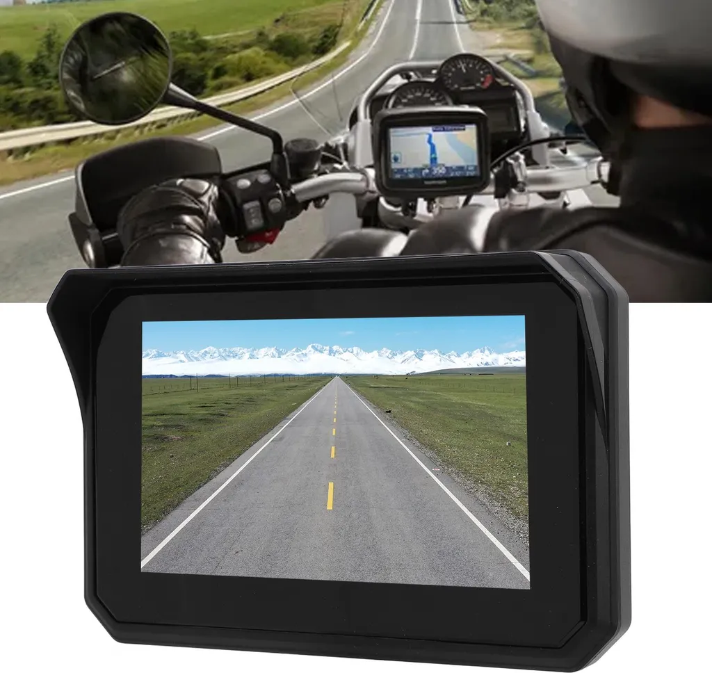 Smart Screen Moto 5" Wireless CarPlay | Touchscreen HD IPX7 Impermeabile