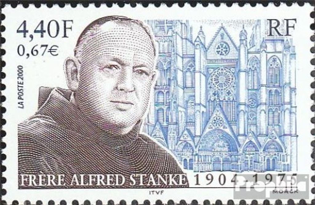 Briefmarken Frankreich 2000 Mi 3489 (kompl.Ausg.) postfrisch Alfred Stanke