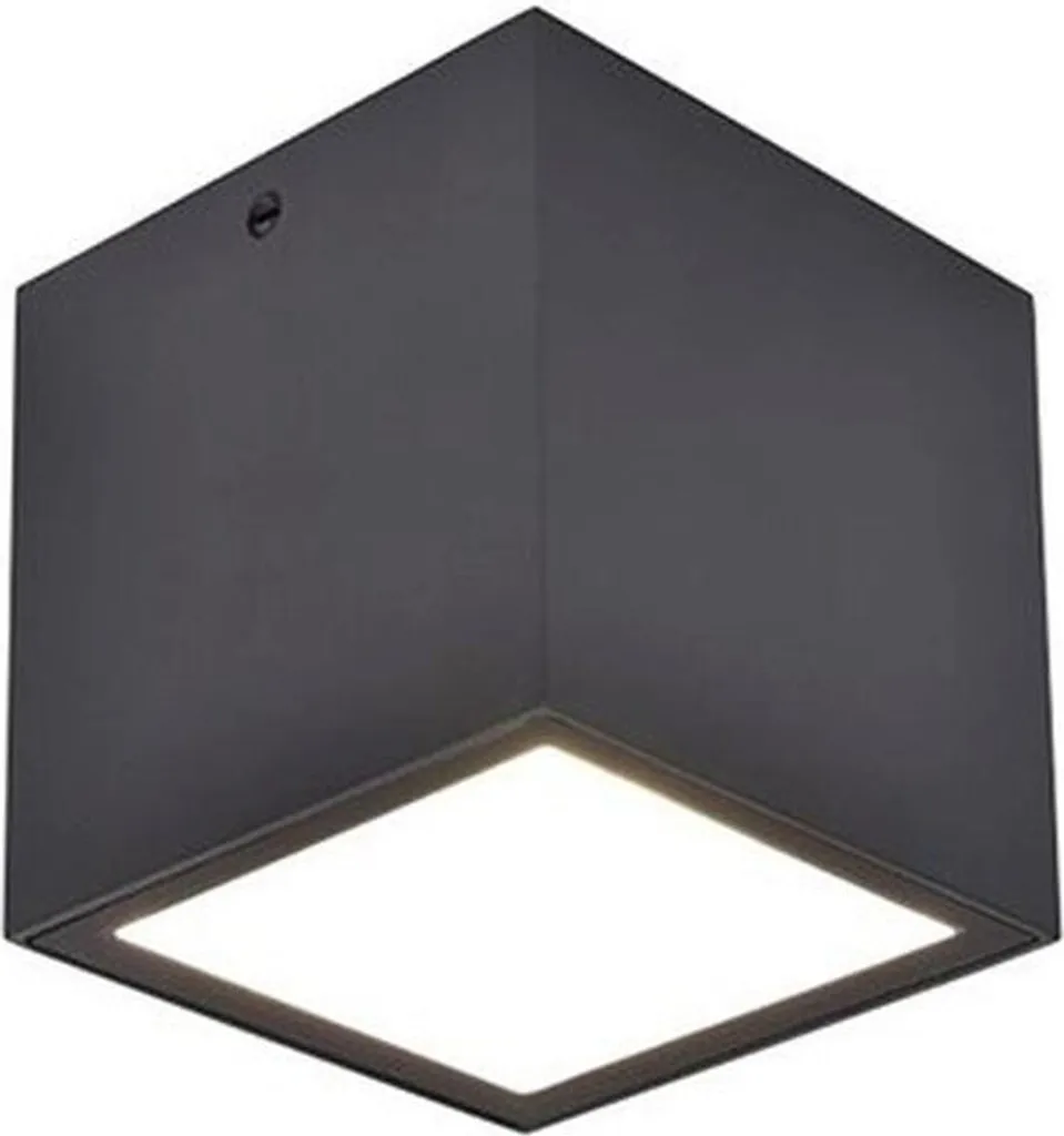 Plafonnier extérieur LED 7W étanche IP65 Gemini Lutec anthracite 4000K