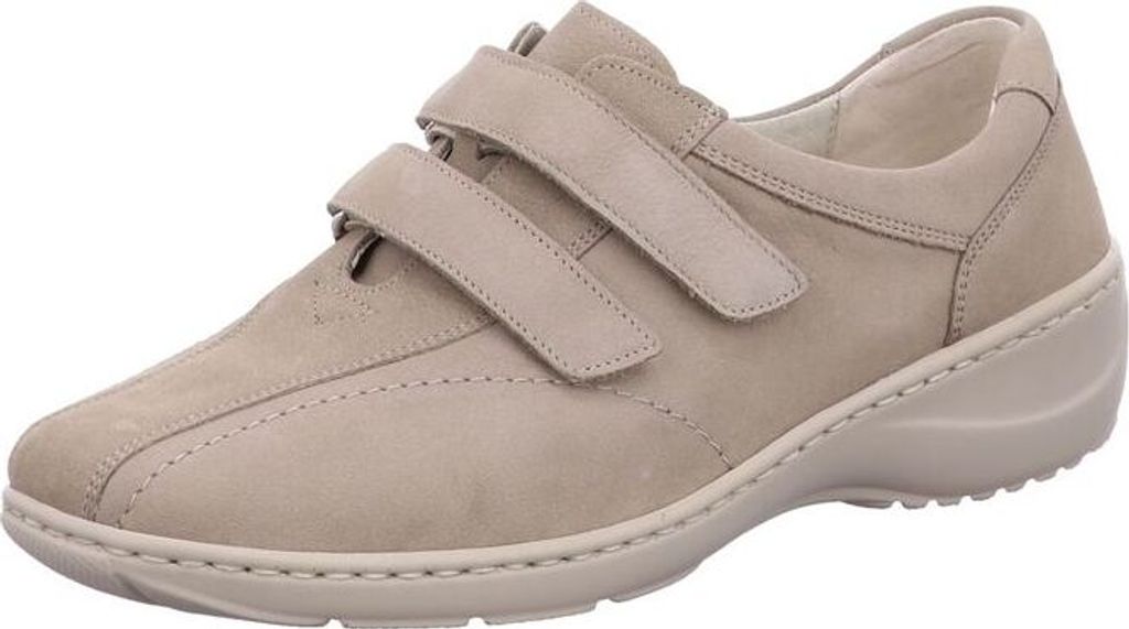 Waldläufer Kya, scarpa da donna con velcro in beige, misura Immagine del prodotto 