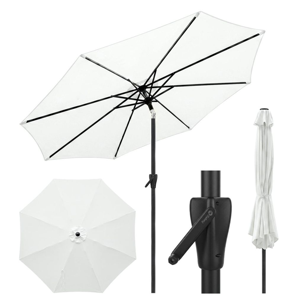Sekey Sonnenschirm 3 x 3 m Aluminium Gartenschirm mit Produktbild 