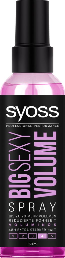 Syoss Föhn-Spray Big Sexy Volume 150Ml
