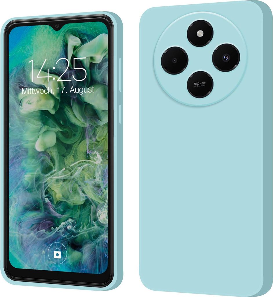 A product image showing a smartphone case from two angles.