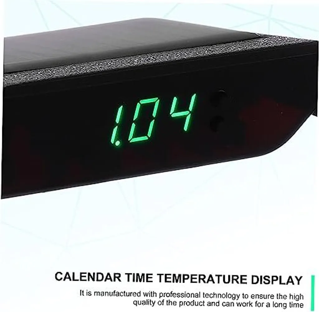 Sistema Sveglia Ultechnovo Energia Solare: 2 Timer Digitali Wireless