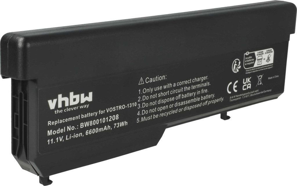 vhbw Akku Ersatz für Dell T112C, T114C, T116C, Y022C, Produktbild 