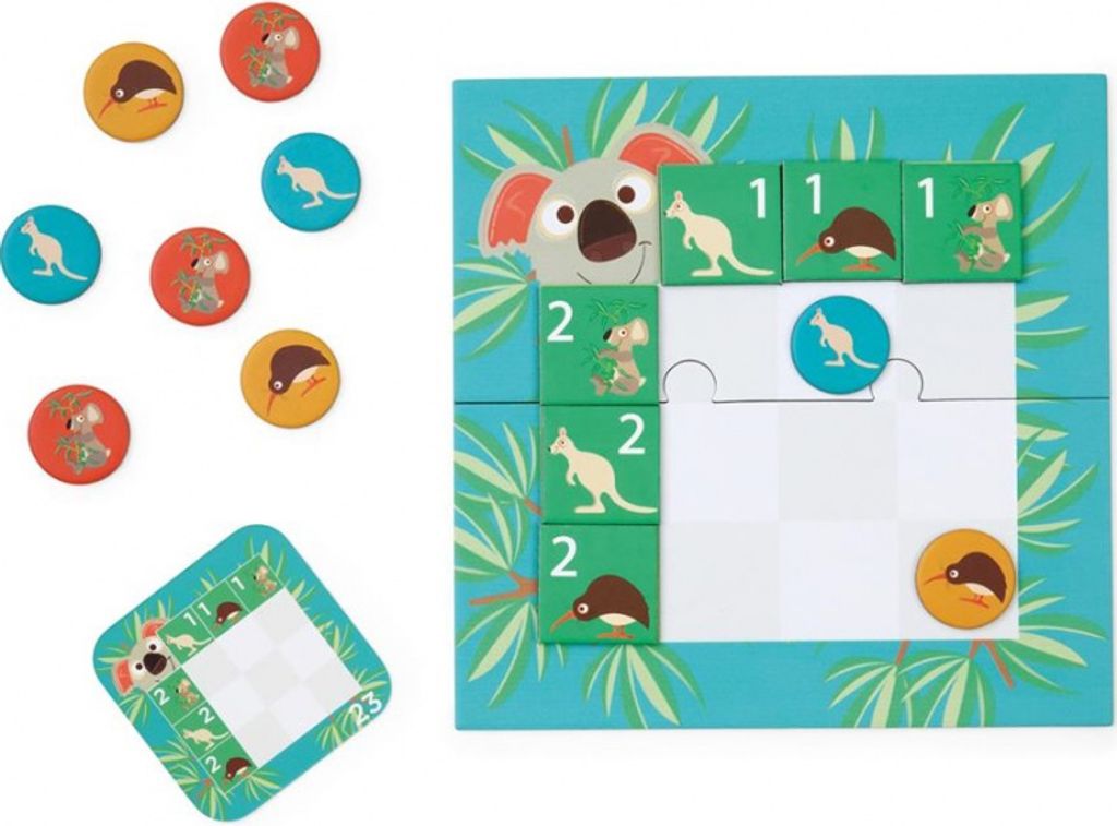 puzzle Koala Challenge junior karton grün 30-teilig