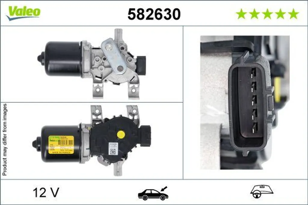 Réparer Essuyage Megane avec le Moteur Valeo 582630 d'Origine 12 Volts