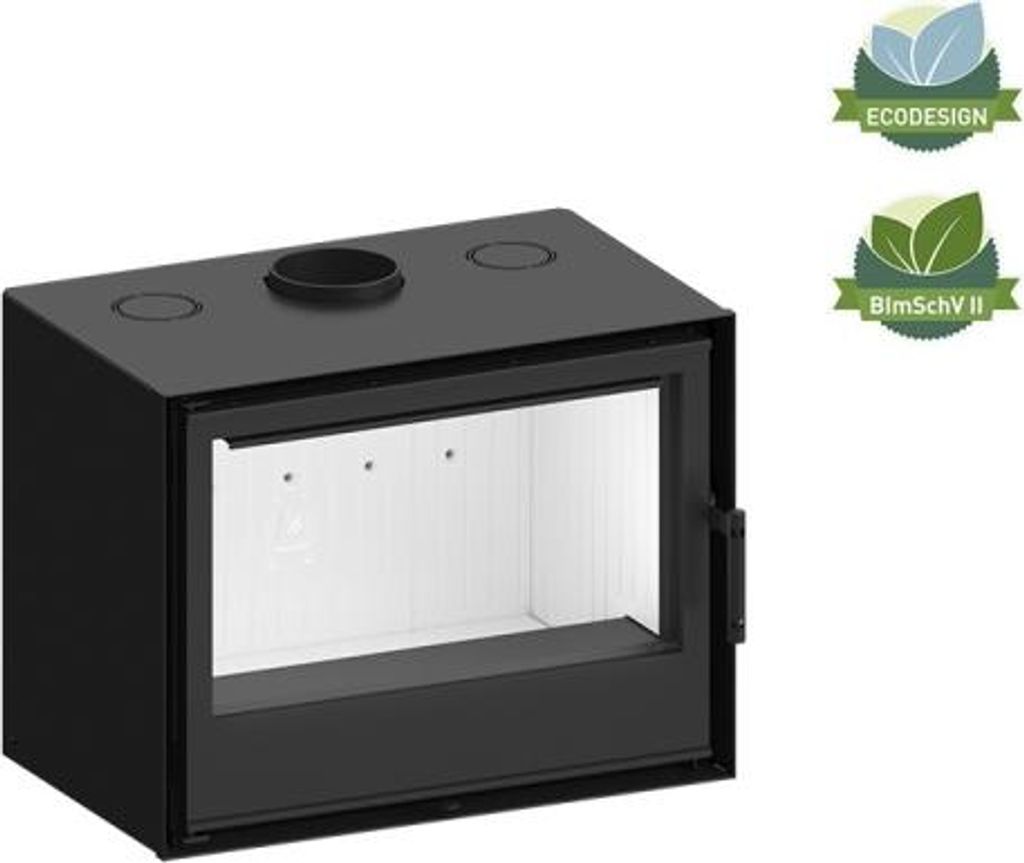 Kaminofen Hitze CUBO 700 8,5 kW Kaminofeneinsatz Ofen Holzofen Kamin Kamineinsatz