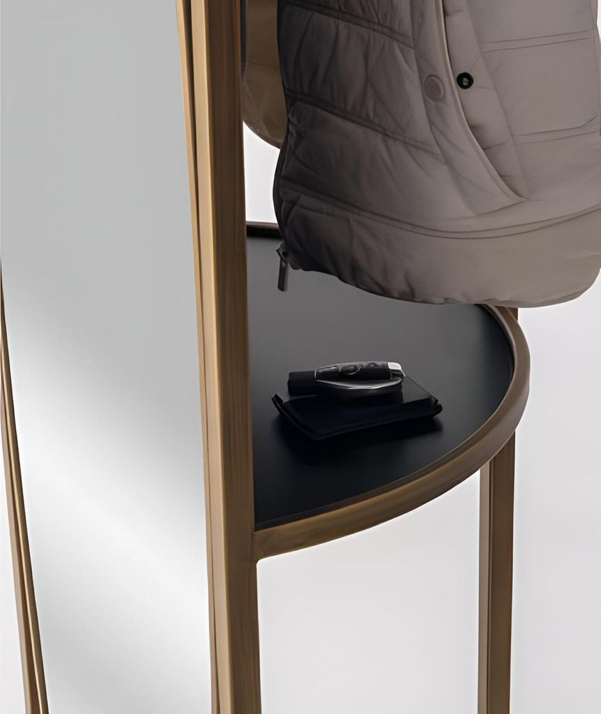 Designer Beiger Standspiegel Wohnzimmer Designer Glasspiegel Möbel