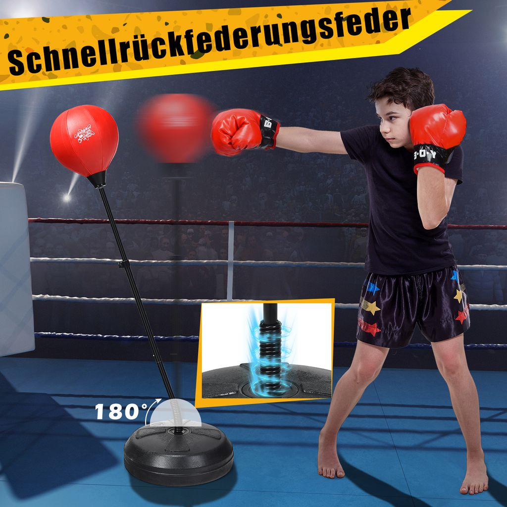 COSTWAY Punchingball 120-154cm hoehenverstellbar, Produktbild 4