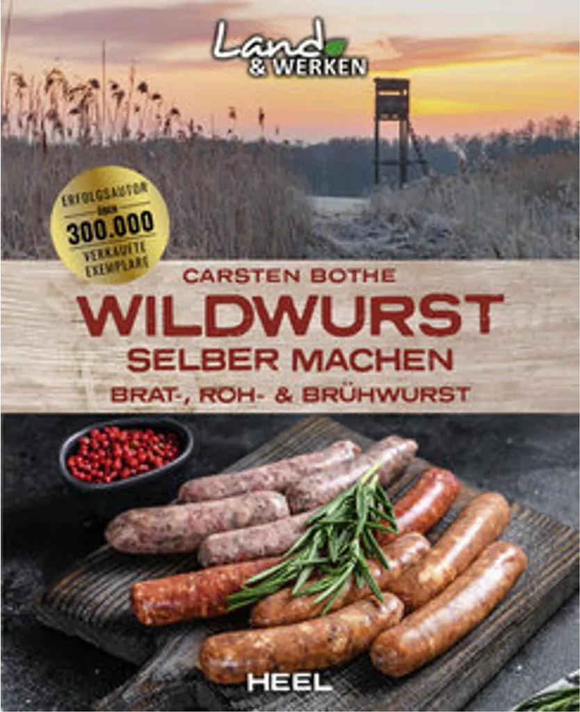 Livre Wildwurst : faire sa saucisse de gibier maison, 256 pages relié