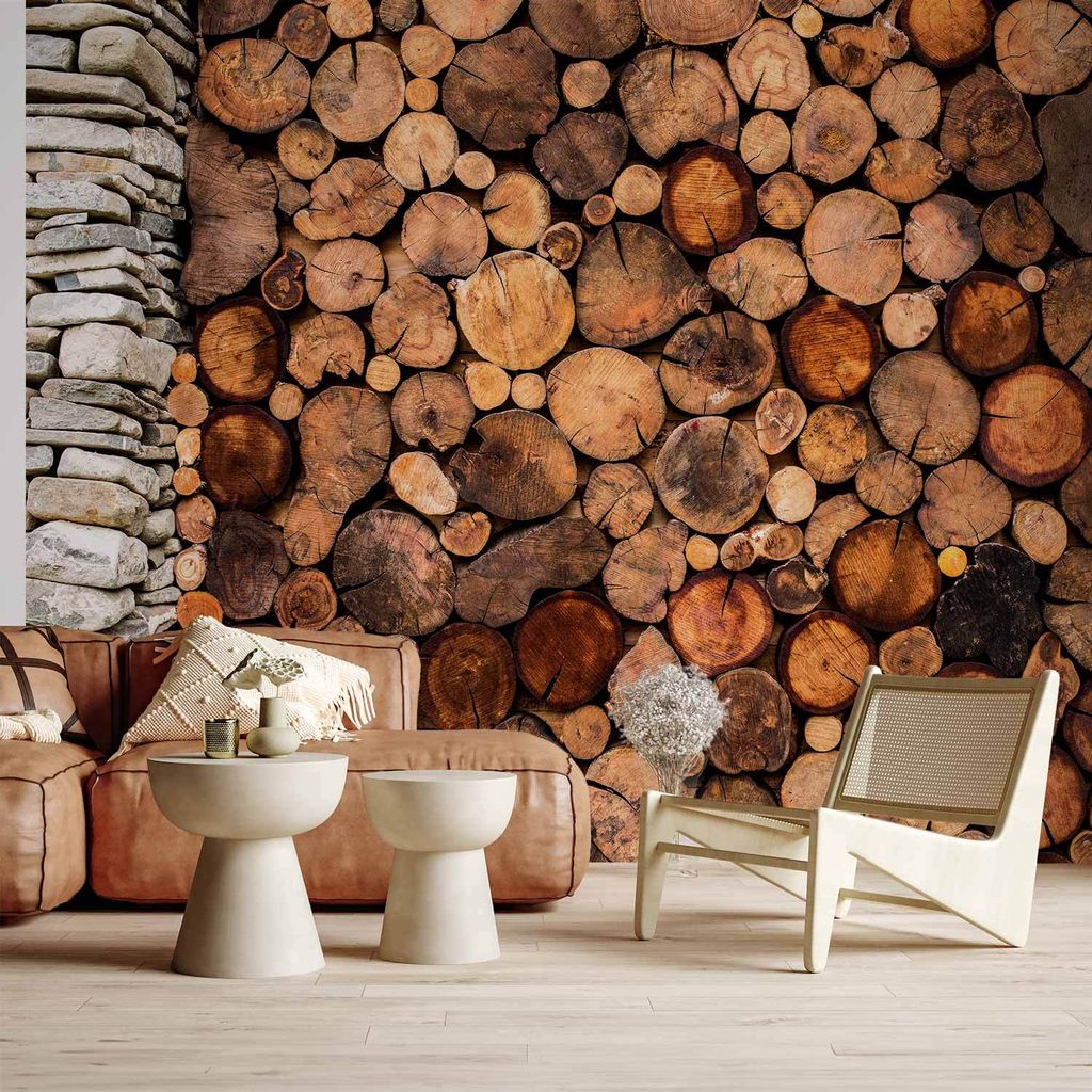 Vlies Fototapete - Wooden Gate 250x175 cm Muster f-B-0140-a-a