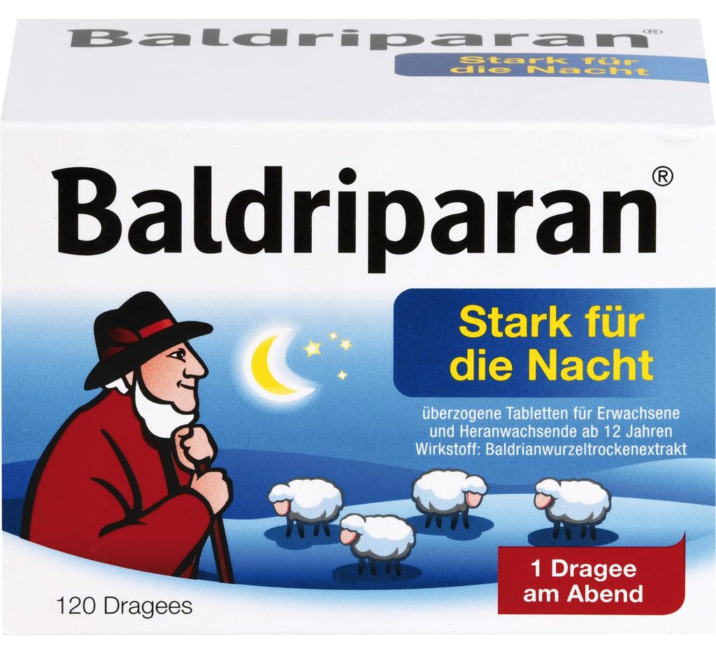 Baldriparan Stark für die Nacht Dragees, 120 St. Tabletten
