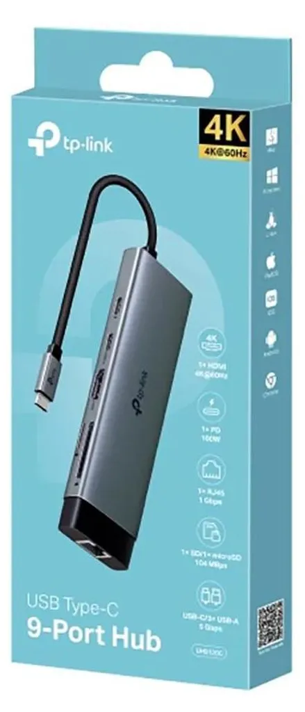 Hub USB C TP-Link UH9120C Solution Manque de Ports PC Portable - 4