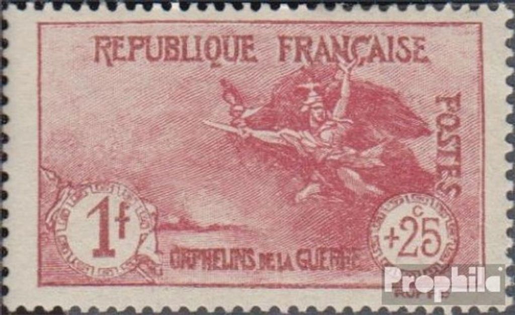 Briefmarken Frankreich 1926 Mi 213 postfrisch Kriegswaisen