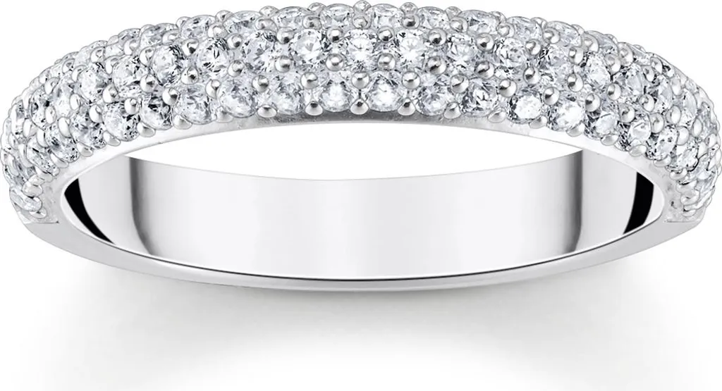 Thomas Sabo TR2462-051-14-54 Anello Donna Argento 925 Zirconi Bianchi