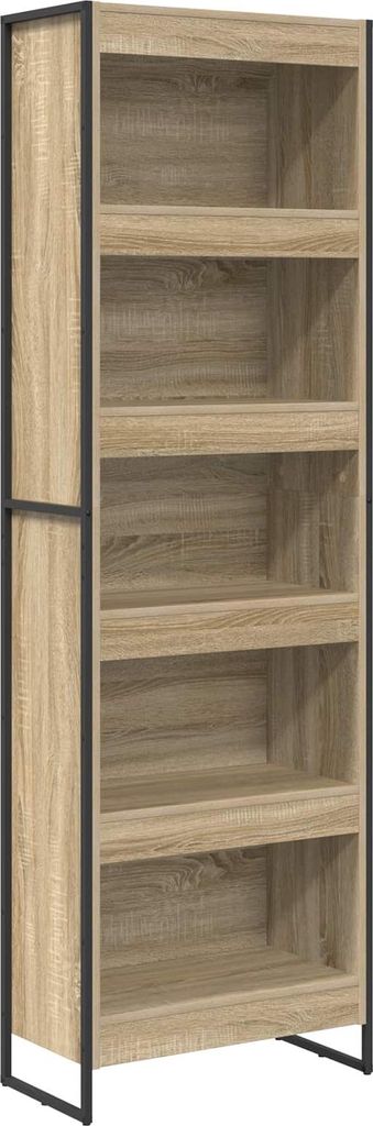 vidaXL Bücherregal 2 pcs Sonoma 60 x 30 x 189,5 cm Holzwerkstoff