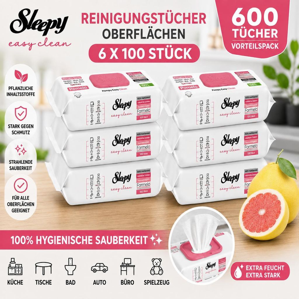 Sleepy Easy Clean Pomelo 6 x 100 Zdjęcie produktu 