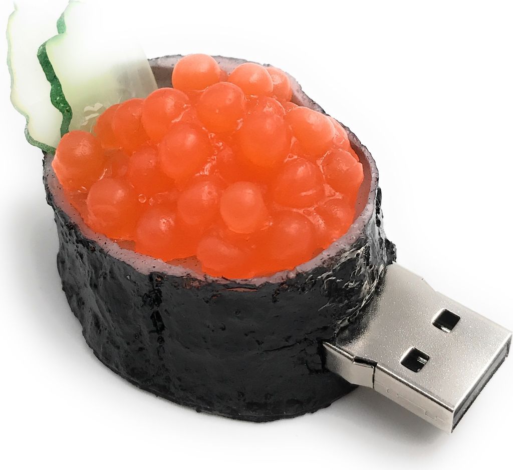 Onlineworld2013 Sushi mit Kaviar Gericht Funny USB Stick 64 GB USB 3.0