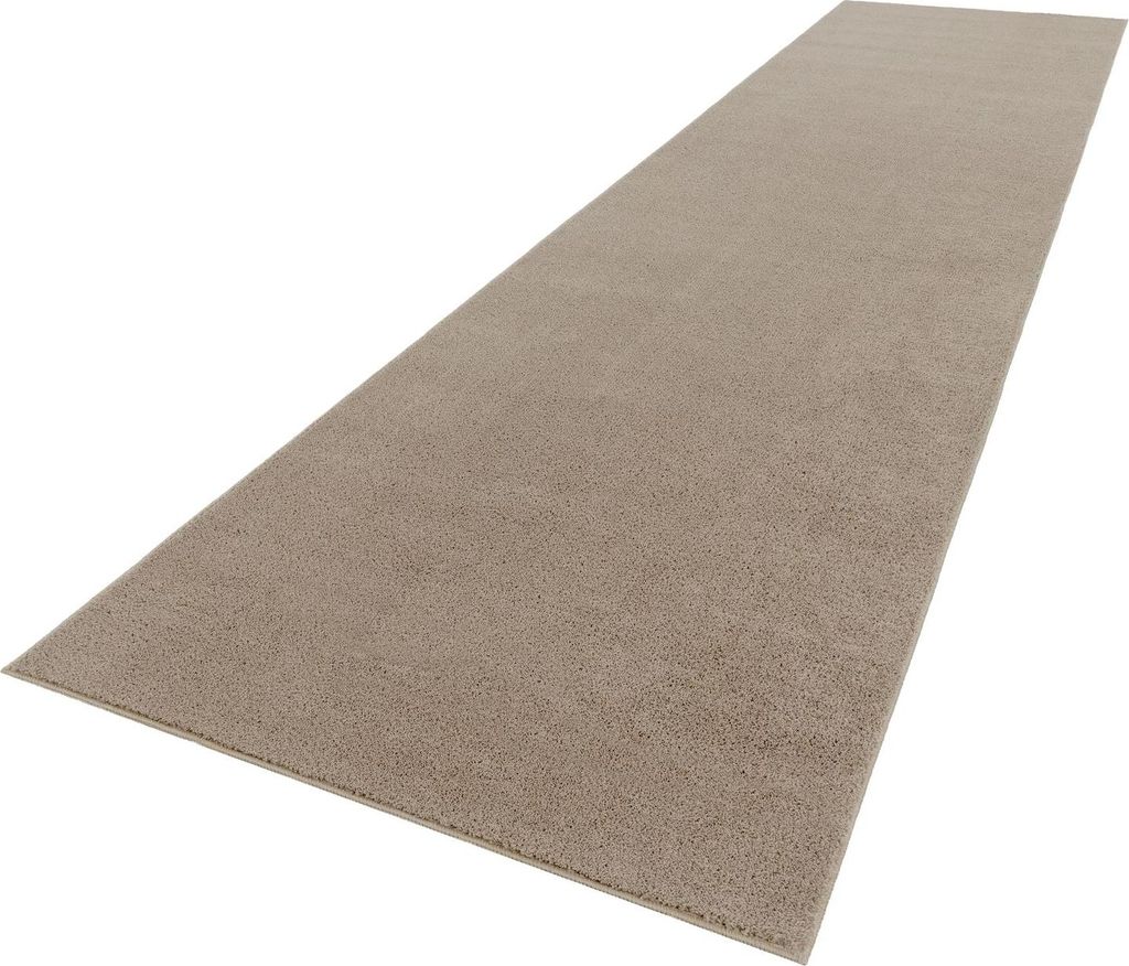 TT Home Wohnzimmer Teppich Kurzflor Anti-Rutsch Rückseite Unifarben Modern Waschbar Größe 60x100 cm