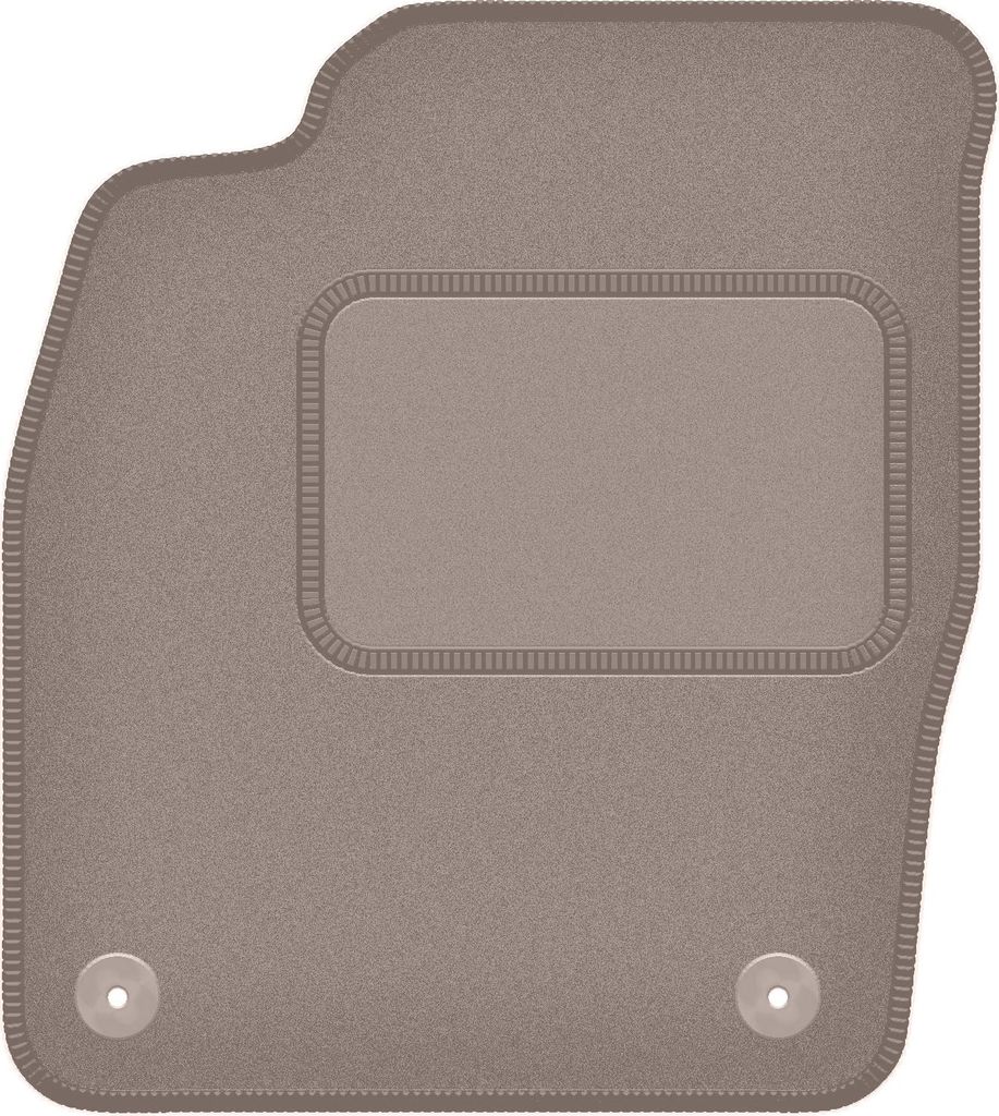 Fahrerfußmatte Velours beige passend für Audi A8 D5 (2017-2022, LANG) – mit Befestigungen – passgenau