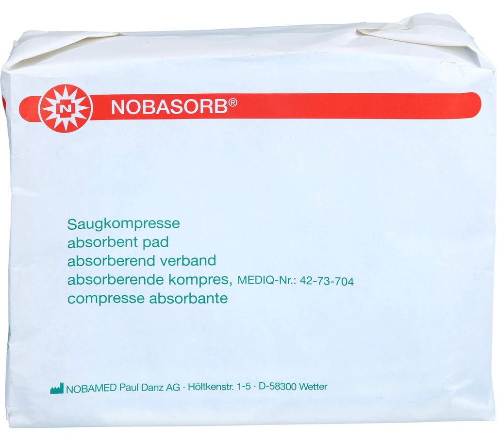 NOBASORB 10 x 20 cm, 25 St. Kompressen Produktbild 