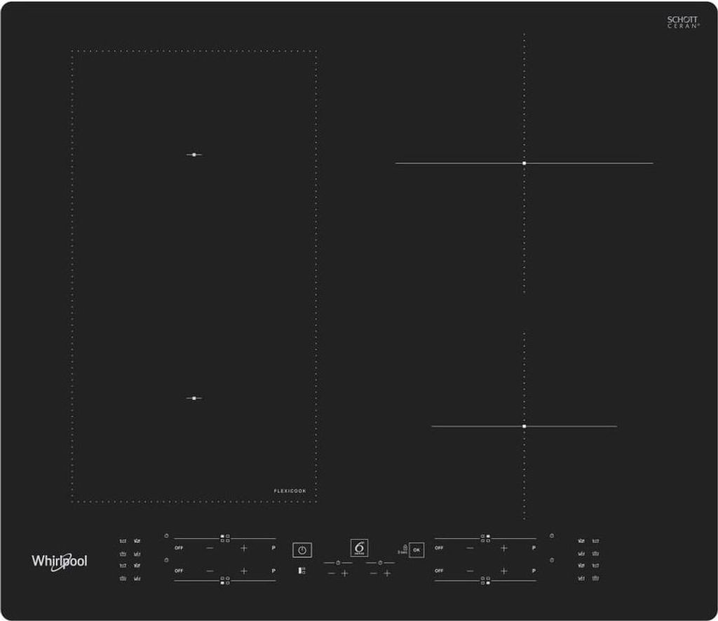 Whirlpool WL B8160 NE, zwart, inbouwmodel, 59 cm, Productafbeelding 